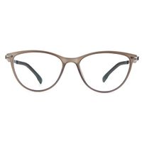 Cyxus Blue Light Blocking Glasses for Kids, Anti Eyestrain Protect Eyesight Computer Eyewear Metal Rectangular Frame (8067T29,Tea Brown)