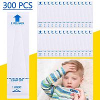 300 PCS Disposable Digital Thermometer Probe Covers - Oral Armpit Rectal Thermometer Sleeves for Adults & Kids