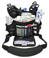 Lightning X Stocked First Aid Trauma Tactical Sling Pack First Responder Gear Bag Medic Kit