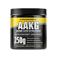 PrimaForce AAKG Powder Supplement,  250 Grams – Aids Strength Performance / Boosts Nitric Oxide Production / Enhances Intense Workout Tolerance