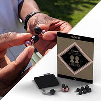 Isolate 2 high-tech certified aluminium earplugs for concerts, festivals, motorcycling, health & safety (Rose gold anodised aluminium).