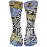 Unisex Classics Socks Drum Sounds Record Athletic Stockings 30cm Long Sock One Size