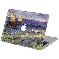 Customized Famous Painting Series Sailing Boat Special Design Removable Vinyl Decal Top Front-cover Sticker Skin for Macbook Air 13 (Model A1369/a1466)