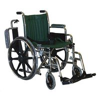 18" Wheelchair with Flip-Up Arms and Detachable Footrests