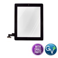 Group Vertical Replacement Touch Screen Digitizer Compatible with Apple iPad 2 (Black) (Includes Home Button) (A1395, A1397, A1396)