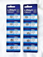 New CR927 Button Coin Cell Batteries Lithium Metal Manganese Dioxide 3.0v in Retail Blister Pack Cards (10)