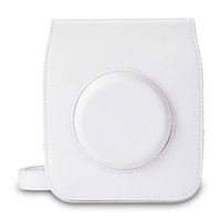 Case for Fujifilm Instax Square SQ20 Camera, EpicGadget Classic Vintage PU Leather Compact Case Bag with Adjustable Shoulder Strap for Fuji Film instax SQ20 (White)