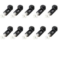 CPU Cooler Mounting Clip, 10Pcs Durable Mounting Plastic Mounting Clip Pins for Intel Socket 775 CPU Cooling Fan Coolers