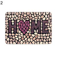 TbpersicwT Home bedroom carpet door mat, Rubber Home Door Mat Entrance Floor Rug Bathroom Pad Non Slip Kitchen Carpet - 2# 4060cm