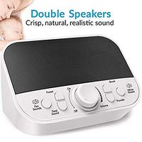 White Noise Machine, LATOW Sound Machine for Baby Sleeping, Portable Sound Therapy 28 Non-Looping Sounds High Quality Speaker 4 Sleep Timers for Baby Kids Adults