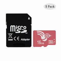 ADROITLARK 16GB Micro sd Card 5pack microSD Card for Phone/Camera/Tablet with Free SD Adapter(U3 16GB-5Pack)