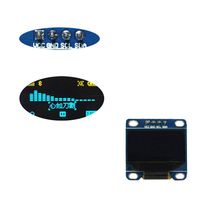 Solu ® Yellow&blue 0.96" IIC I2c 128x64 Oled LCD Display Module for Arduino 51 Msp420 Stim32 SCR