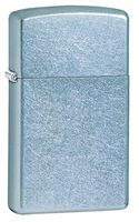 Zippo Personalized Message Engraved Customized Slim Size Indoor Outdoor Windproof Lighter (Street Chrome)