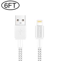 TOPESEL Phone Charger 6 Feet Extra Long Nylon Braided 8 Pin Lightning to USB Cable Syncing Fast Charging Cable Cord Compatible iPhone iPad Mini More