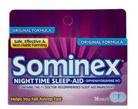 Sominex Original Formula Tablets 16 Tablets (Pack of 6)