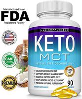 Keto Mct Oil Softgels Advanced Ketosis Diet - 2000 Mg Natural Pure Coconut Oil Extract Pills for Ketogenic & Ketone Diet, Easy to Digest Fuel for Energy & Brain, Men Women, 90 Softgels, Lux Supplement