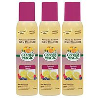 Citrus Magic Natural Odor Eliminating Air Freshener Spray Lemonberry, Pack of 3, 3.0-Ounces Each