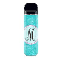 IT'S A SKIN Decal Vinyl Wrap for Smok Novo Pod System Vape Sticker Sleeve Cover/Monogram Letter M