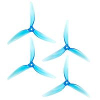 LUMENIER 6x5x3 - Gate Breaker Propeller (Set of 4 - Transparent Blue) FPV Drone Racing