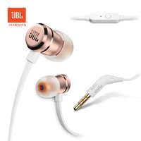 JBL Harman T290 Pure Bass Sound Sports Earbuds Wired 3,5mm Headphons - Rose Gold