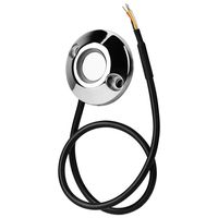 iButton Probe Reader,4 Wires Card iButton Probe Dallas Reader with LED Indicator Light,Chrome-Plated Contact Effectively Prevent LED from Oxidation