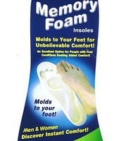 Relaxus Memory Foam Insoles - Fits Any Shoe