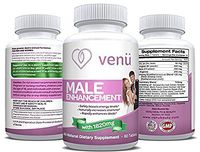 Venu Beauty Male Enhancement Pills – Maca Root, L-Arginine & Tongkat Ali Powder Tablets Provide Natural Hormonal Balance, Stamina & Energy Supplement for Both Men & Women, 60 Tablets (1850mg)