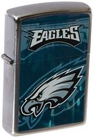 Zippo NFL Philadelphia Eagles Street Chrome Pocket Lighter