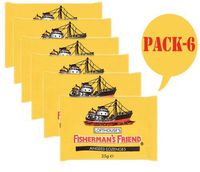 Fishermans Friend Aniseed 6X25G-FREE UK DELIVERY
