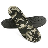 uxcell 1 Pair Breathable Foot Support Full Length Insoles for Men and Women US W 4-6/M 2-4 Black Camouflage