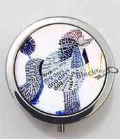 BlackKey Poodle Dog 3-Compartment Decorative Pocket Gift Box Case Organizer for Pill, Color 1-2314