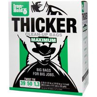 IRON HOLD 39 GAL. TRASH BAGS - 50 CT.