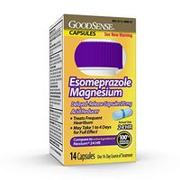 GoodSense Esomeprazole Magnesium Delayed Release Capsules 20 mg, Acid Reducer, Treats Heartburn, 14 Count
