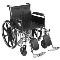 STD22DDA-ELR - Sentra Extra Heavy Duty Wheelchair, Detachable Desk Arms, Elevating Leg Rests, 22 Seat