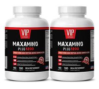Amino acids for Men - MAXAMINO Plus 1200 - Muscle Building Supplements - 2 Bottles 360 Tablets