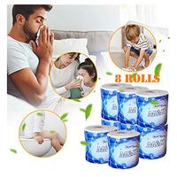8 Rolls Silky, Smooth Soft Professional Series Premium 3-Ply Toilet Paper, Home Kitchen Enviro Friendly Recycled Toilet Tissue, Soft, Strong and Highly Absorbent Hand Towels for Daily Use