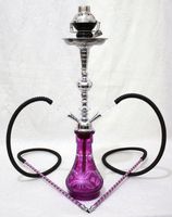 2 Hose Hookah Sale!! 23" GRAPE ROYALE Multi Hose Hookah Shisha Pipe Set!