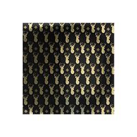 Gold & Black STAG ~ Gift Wrap Paper ~ 1 Roll