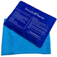 SnowGe Cold Hot Ice Gel Pack 1 Pack 1 wrap Pouch for Injuries Pain Relief (Knee,Foot,Arm,Elbow,Back,Neck,Ankle, Etc.) | Flexible&Reusable (Large)