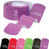 Luna Body Kinesiology Tape Precut, Elastic Sports Tape for Muscle Support, Pain Relief, Latex-Free, Hypoallergenic, 20 Strips 2 X 10 Inches