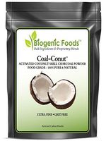 Coal-Conut (TM) - Activated Coconut Shell Charcoal Fine Husk Food Grade Powder (Ultra-Fine) - Organic Approved, 8 oz