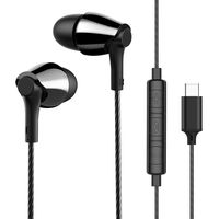 USB C Headphones Mijiaer Type C Earbuds with Microphone DAC Headphones for 2018 iPad Pro11 Google Pixel 3/2/XL, Huawei Mate 10/P20/Pro, HTC 10/U11/U12, Xiaomi, Essential PH-1, Razer Phone.