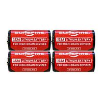 SureFire SF123A 3-Volt Lithium Battery-4-pack