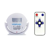 Mini Welcome Motion Sensor Voice Reminder with Recordable Audio, 56 Chimes Melodies, 8 Levels Volume for Home Store Door Chime