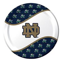 96 NCAA Notre Dame Fightin' Irish Round Tailgate Party Paper Dinner Plates 8.75"