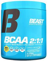 Beast BCAA Branched Chain Amino Acids Powder I Boost Muscle Growth & Recovery I 5 Grams of Premium BCAA Instantized Formula I Increased Protein Synthesis I Tropical Breeze 30 Servings