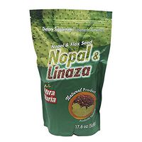 Mi Fibra Diaria Nopal & Linaza. Nopal Cactus and Flaxseed Fibre Dietary Supplement. Weight Loss Aid. High Quality Protein. 17.6 Oz / 500 g
