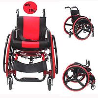 FC-LY Children's Wheelchair Lightweight Manual Folding Wheelchair Backrest Adjustable Angle Suitable for Young and Middle-Aged Use Best Gifts