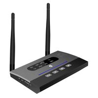 ﻿Bluetooth 5.0 Transmitter Receiver Long Range 3 in 1 Bluetooth Audio Adapter with aptX HD&Low Latency Double Pairing Simultaneously Optical RCA AUX 3.5mm for TV PC Car Home