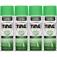 Ting Foot & Jock Itch, Antifungal Spray Powder 4.5 oz (128 g)(Pack of 4)